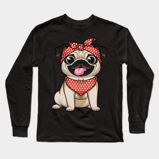 Pug-Mama: A Mother's Love in a Precious Pug Package Long Sleeve T-Shirt